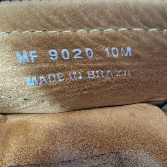 Mercanti Fiorentini Relax Driving Loafers Shoe Black Slip On Moc Toe Mens 10M - Picture 8 of 10